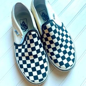 Original Black & White Checkerboard VANS size 7.5 women’s CANVAS